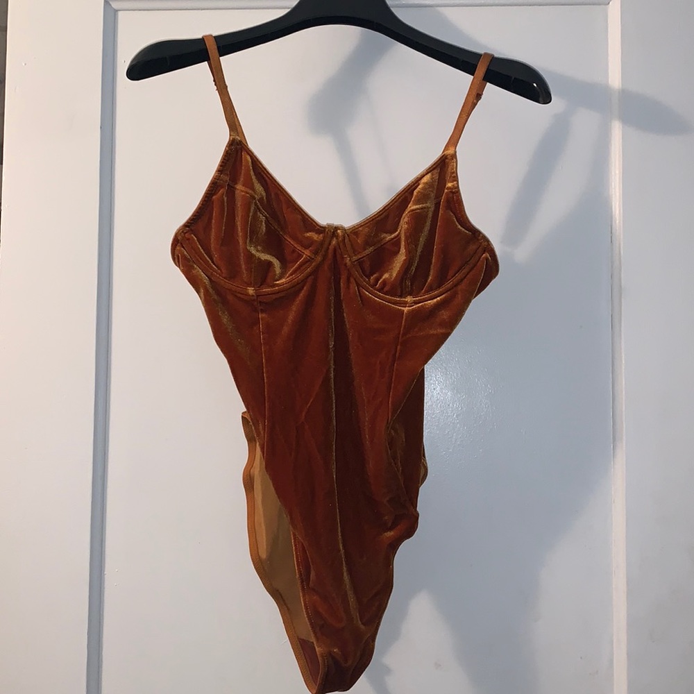 Velvet bodysuit
